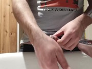 I love to wash my hands with warm pee.