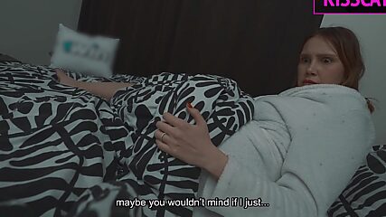 Step Mom Gives Step Son a Hand in Bed but Ends Up with Pussy Filled with Cum