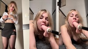 fuck my mouth like this machine