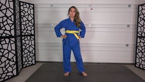 BLUEBERRY FAIRY EARNS HER ORANGE BELT