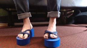 Platform foam flipflops