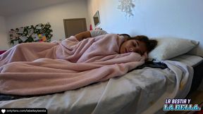 I Go From Watching Netflix with My Stepbrother to Fucking Hard and Delicious with Cum on Buttocks Ho