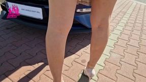 Unexpected Encounter: A Wild Adventure in a Parking Lot