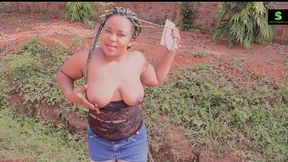 real-tusweet paid a girl he met on the street to open her breast in public and later did a homemade video with her(homemade)