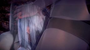 futa sofia valmet is fucking koko hekmatyar standing up - jormungand hentai parody