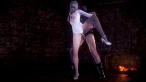 futa sofia valmet is fucking koko hekmatyar standing up - jormungand hentai parody
