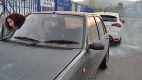 Tranny Gilf Starting And Driving An Ancient Peugeot 205 Diesel Sfw Not Porn