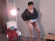 Maolo Does Intensive Workout Routine Striptease & Jerks Off! mm Wild!