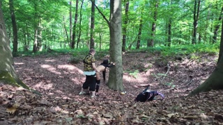 Extreme Outdoor Sex in a German Forest - Velutta