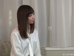 Sizzling Japanese Babe Wears Blue Lace Lingerie Gets Doggystyle Fucked Hard
