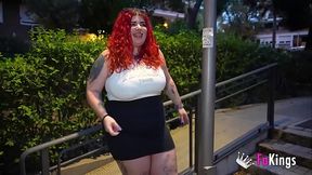 TRANS vs. Curvy Girl. Bella Vidal and Leia Saez fuck each other - FAKings