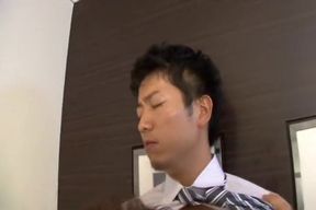 Horny Asian homosexual twinks in Best JAV clip