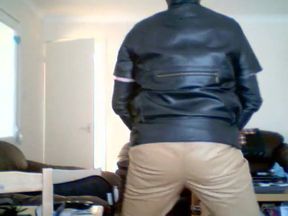 Cumming on my leather