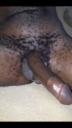 Hairy African Boy Showing His Balls Infront of Camera