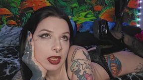 College Crush Teases You In Black Lingerie