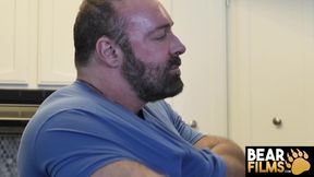 BEARFILMS Hungry Kosher Pig Takes Brad Kalvo Huge Cock