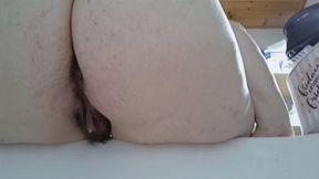 Little slave follows me to the bathroom to see my hot pee 4K