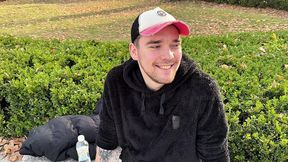 stranger refuses to have a blowjob but then i suck him anyway