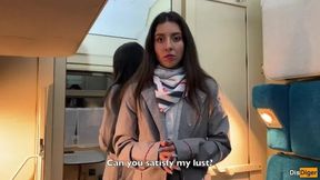 MILF Conductor Gives Passenger Anal Amateur Blowjob