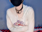 JUDE LYNX — SHY PETITE FTM SHOWS HIS BOOBS