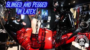 Slinged and Pegged in Latex