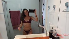bati siririca antes do banho e mandei o video! - brasileira putinha mandou nudes - cherry adams