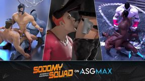 Animated Series Sodomy Squad Compilation - ASGmax