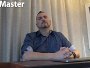 Job interview JOI Boss tells you to jerk off and ruin your ogasm to get a job PREVIEW