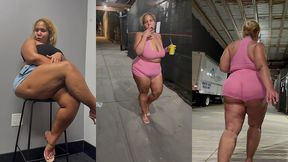 boricua mami - legs crossed - mini skirt - fat ass - bbw