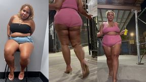 boricua mami - legs crossed - mini skirt - fat ass - bbw
