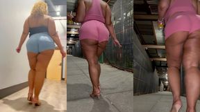 boricua mami - legs crossed - mini skirt - fat ass - bbw