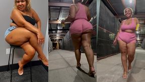 boricua mami - legs crossed - mini skirt - fat ass - bbw