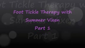 Foot Tickle Therapy with Summer Vixen Worship Part 1 - wmv