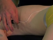 Tied up sub with mouthfold endures torture by Sebastian Kane