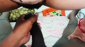 Hot Indian housewife gets her snug vagina pounded at home.