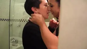 My girlfriend's strap-on session - hot lesbian action