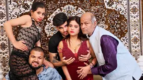Party full of hot Indian babes get their tight holes stretched by big cocks