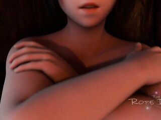 mei is being drilled in the three holes