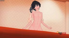 Big Hero 6 Yaoi - Hero is fucked by a friend in his room