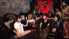 Petite 18-year-old amateur gangbanged by groups of swingers at sex party