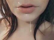 The aftermath (cum dripping)