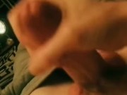 Cums leaking out!