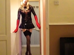 Tgirl crossdresser Gina 1st intro video