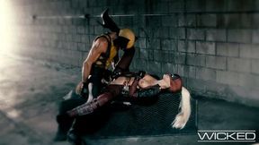 Wicked Hottest Marvel Babes Lacy Lennon 's Black Widow SQUIRTS HARD