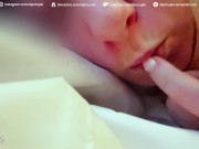 Blonde Babe gives perfect Handjob and Blowjob in a Plane - so risky :P