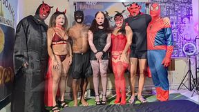 noite halloween muito sexo entre lobisomem orfan diabos vanpiras e super herois Alex Lima , Marcio Baiano , El Toro De Oro , Eliane furacao , Paty bumbum ,assinta completo no red