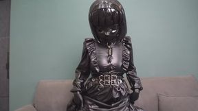 Latex Maid Head Doll