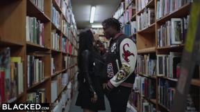 ”black cock Queen's Encounter with Well-Endowed Black Nerd”