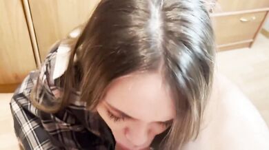 [ENG SUB]Fucked the courier for poor service while my husband is not at home