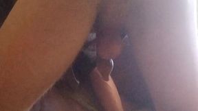 like a milking cow, spreading legs, i squirt on the couch because of a strong ass fucking